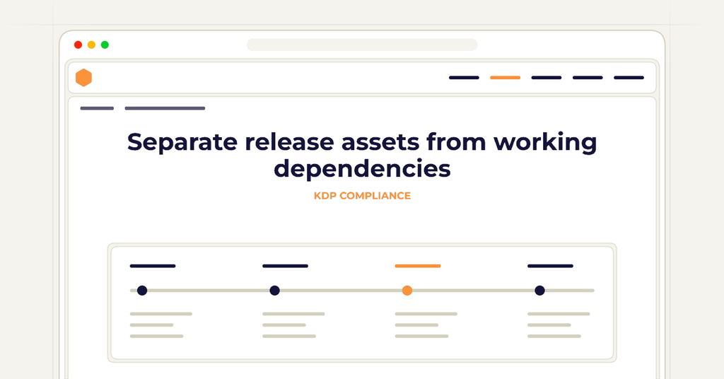 Symbolic publishing workflow for separate release assets from working dependencies