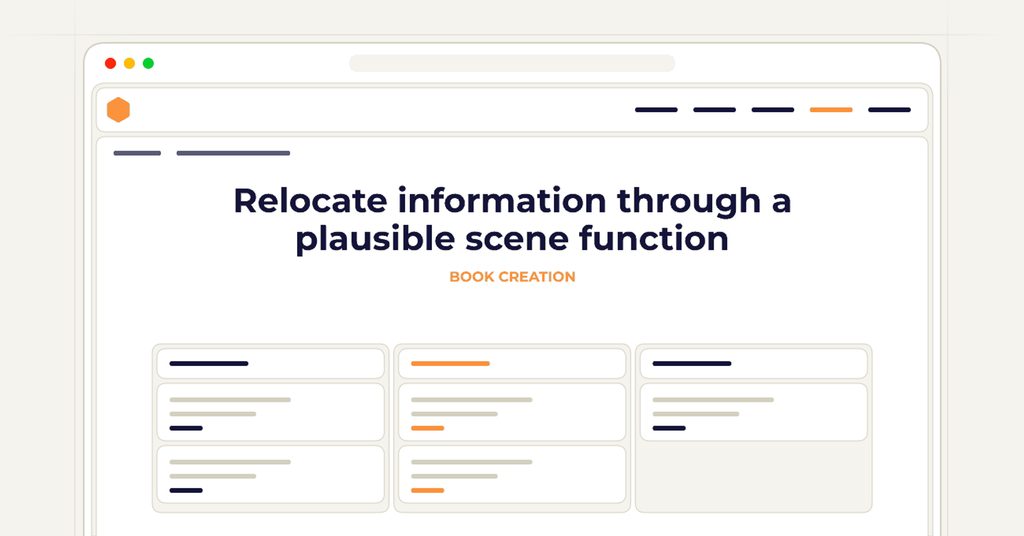 Symbolic review checklist for relocate information through a plausible scene function