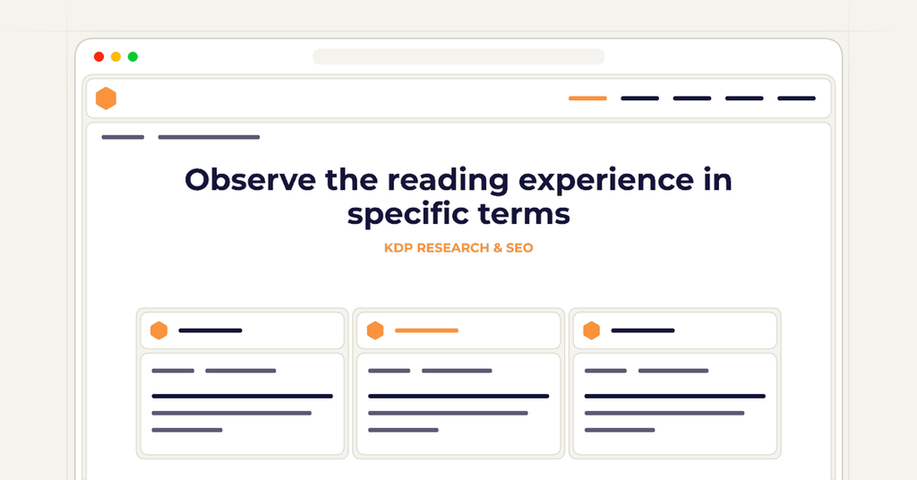 Symbolic publishing workflow for observe the reading experience in specific terms