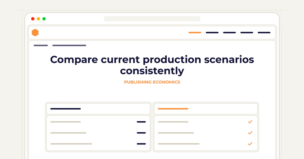 Symbolic review checklist for compare current production scenarios consistently