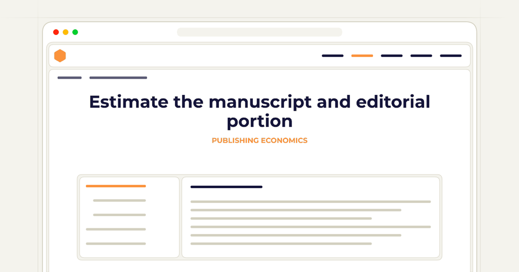 Symbolic review checklist for estimate the manuscript and editorial portion