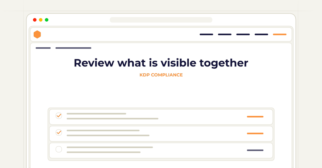 Symbolic publishing workflow for review what is visible together