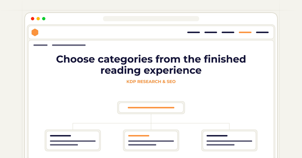 Symbolic review checklist for choose categories from the finished reading experience