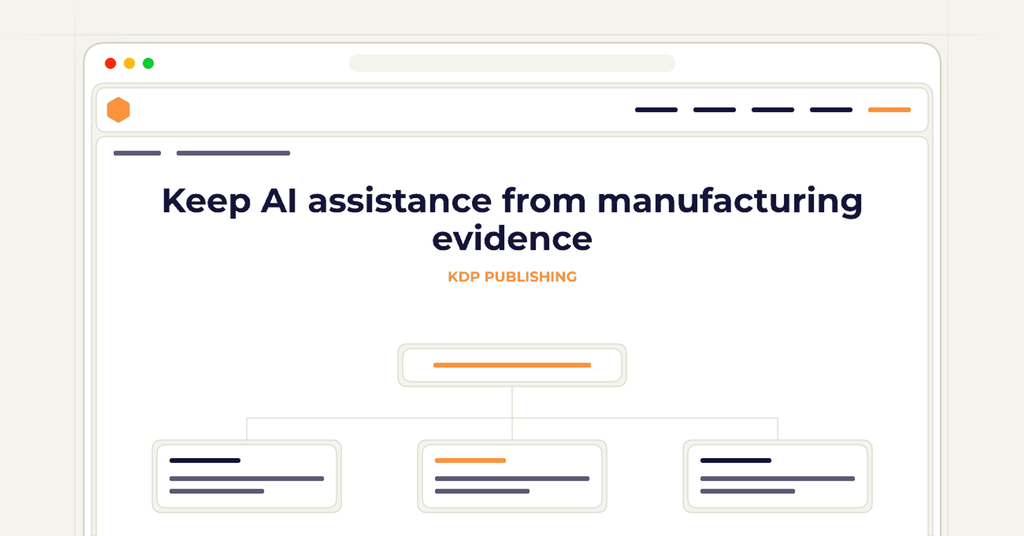Symbolic review checklist for keep ai assistance from manufacturing evidence