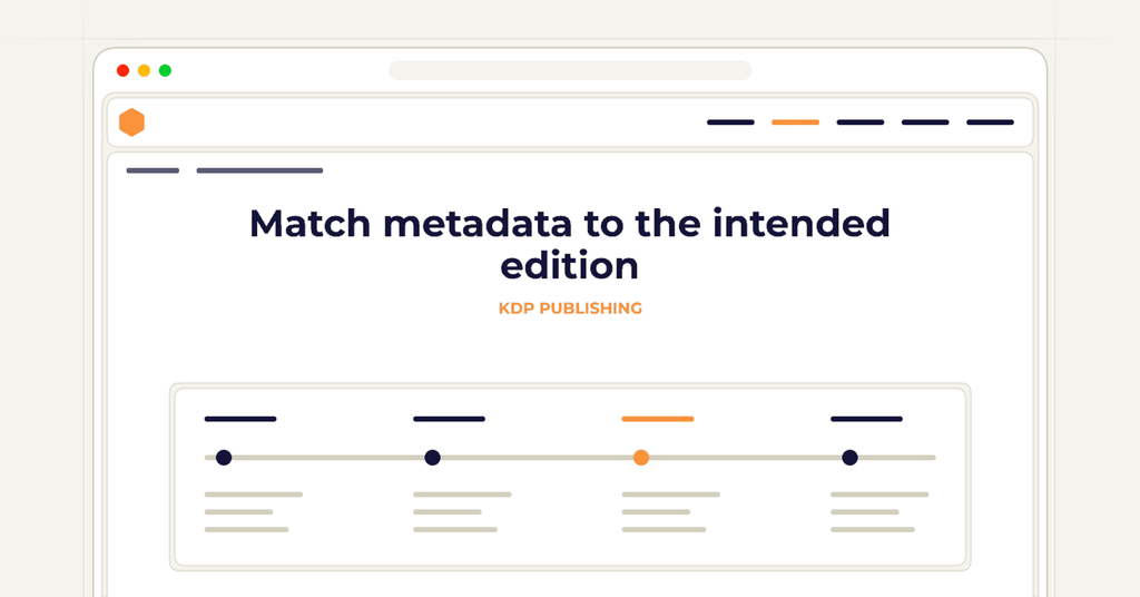 Symbolic review checklist for match metadata to the intended edition