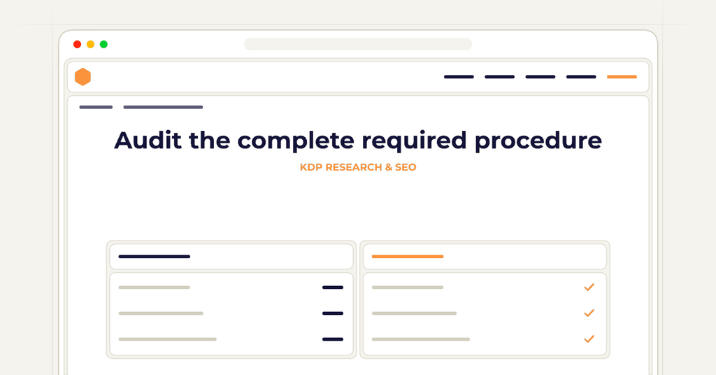 Symbolic publishing workflow for audit the complete required procedure