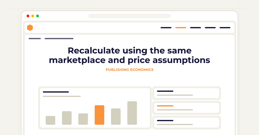 Symbolic review checklist for recalculate using the same marketplace and price assumptions