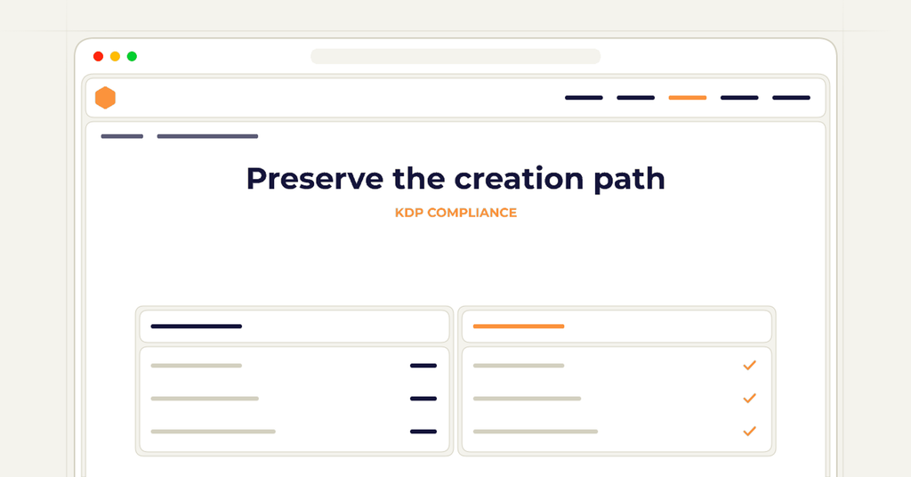 Symbolic publishing workflow for preserve the creation path