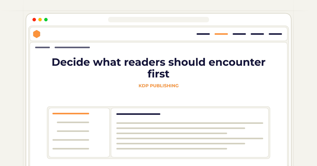 Symbolic publishing workflow for decide what readers should encounter first