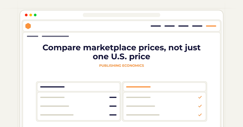 Symbolic review checklist for compare marketplace prices, not just one u.s. price