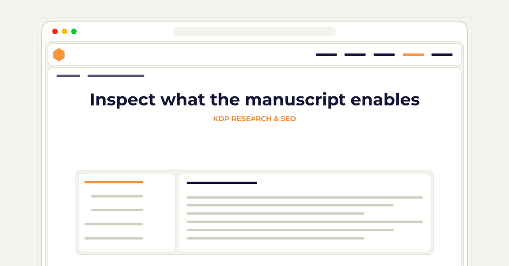 Symbolic publishing workflow for inspect what the manuscript enables