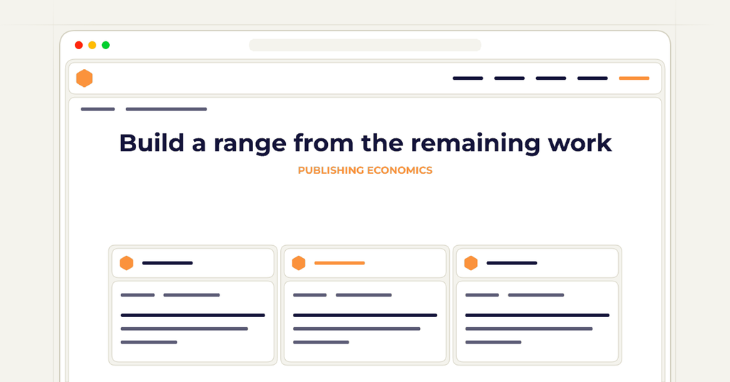 Symbolic review checklist for build a range from the remaining work