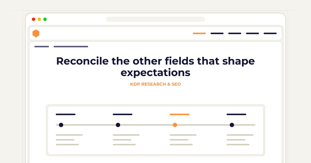 Symbolic review checklist for reconcile the other fields that shape expectations