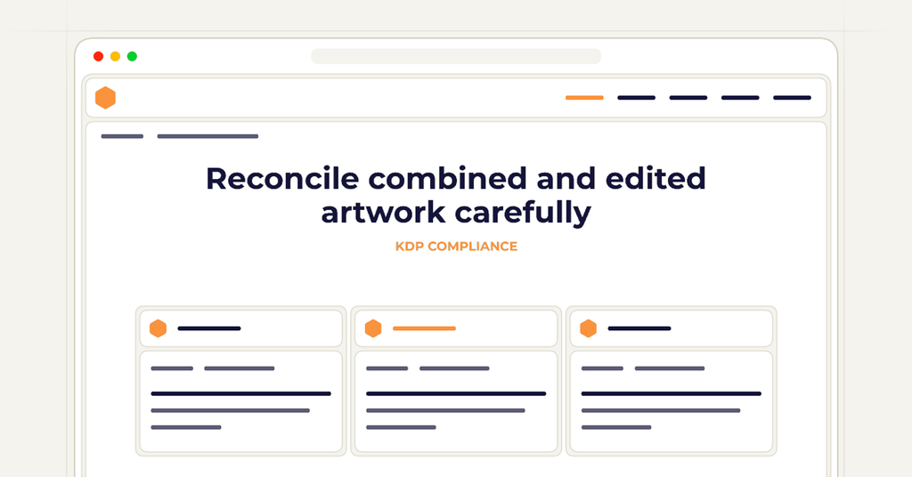 Symbolic review checklist for reconcile combined and edited artwork carefully