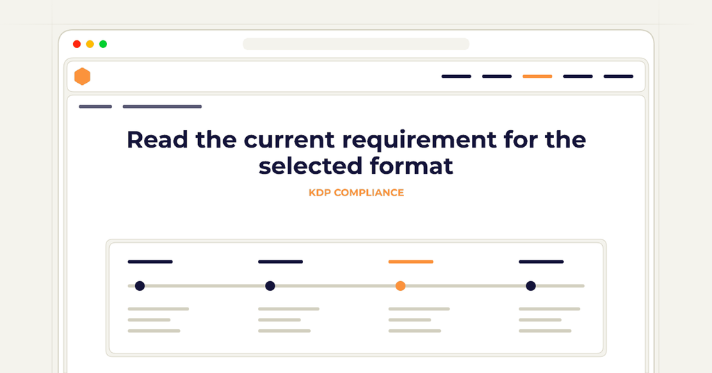 Symbolic publishing workflow for read the current requirement for the selected format
