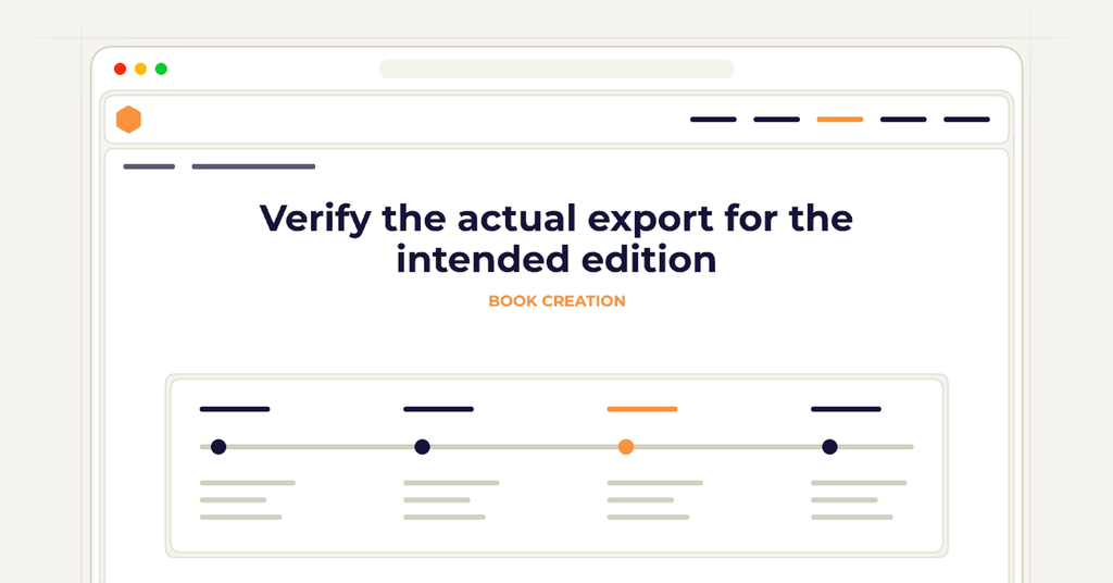 Symbolic review checklist for verify the actual export for the intended edition
