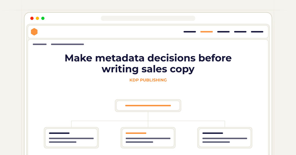 Symbolic review checklist for make metadata decisions before writing sales copy