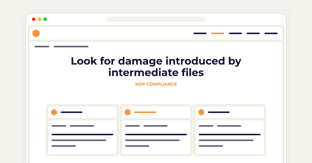 Symbolic review checklist for look for damage introduced by intermediate files