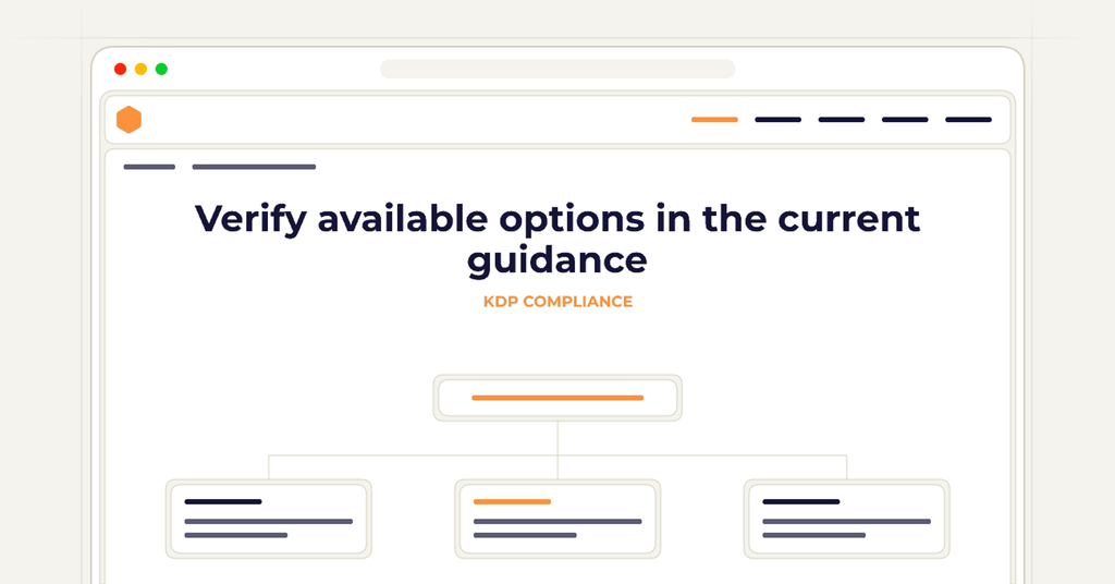 Symbolic publishing workflow for verify available options in the current guidance