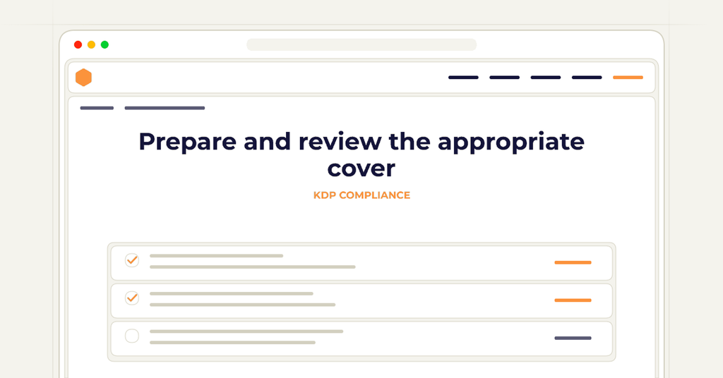 Symbolic review checklist for prepare and review the appropriate cover