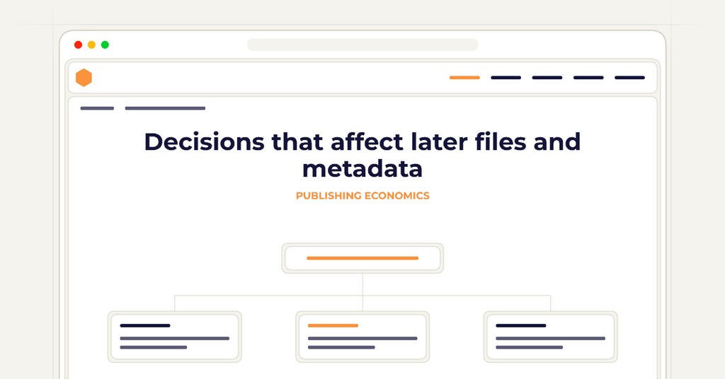 Symbolic review checklist for decisions that affect later files and metadata
