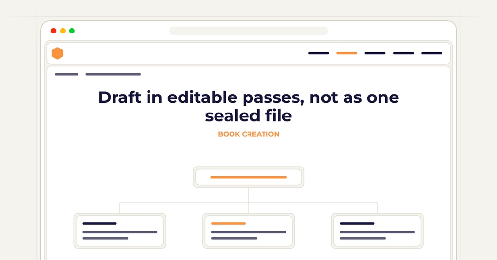 Symbolic review checklist for draft in editable passes, not as one sealed file