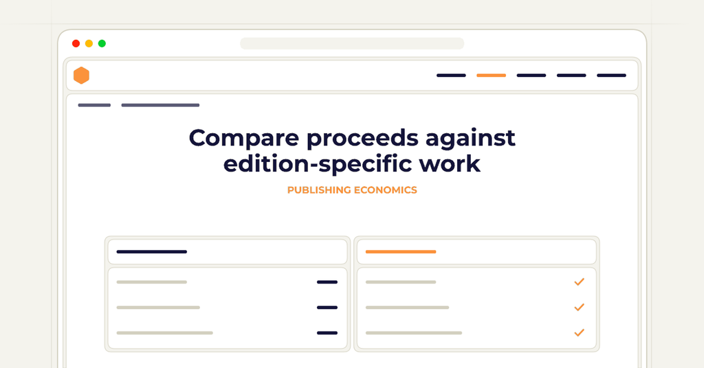 Symbolic review checklist for compare proceeds against edition-specific work
