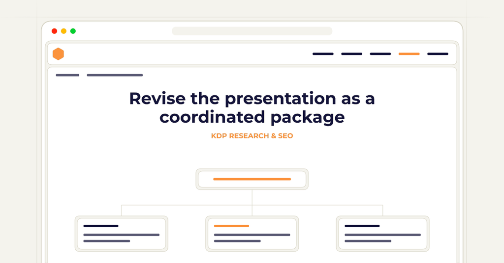 Symbolic review checklist for revise the presentation as a coordinated package