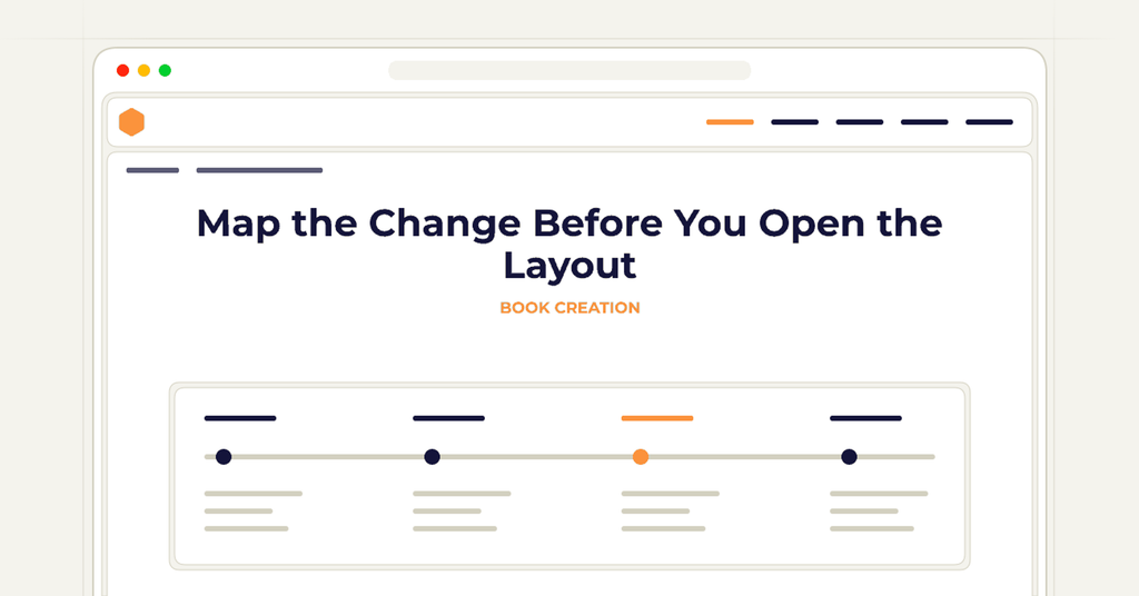 Symbolic publishing workflow for map the change before you open the layout