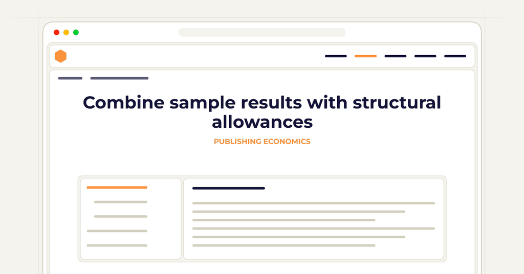Symbolic review checklist for combine sample results with structural allowances