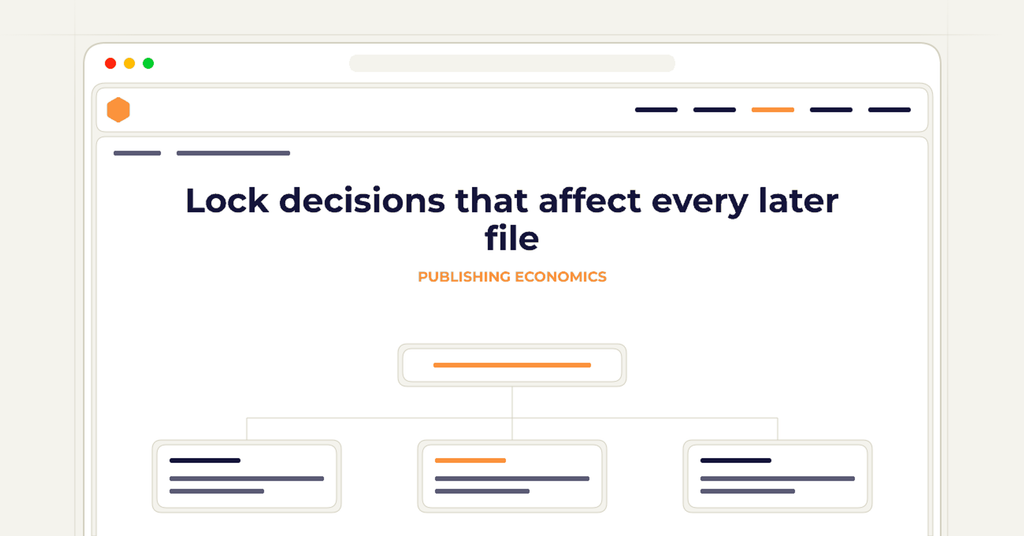 Symbolic review checklist for lock decisions that affect every later file