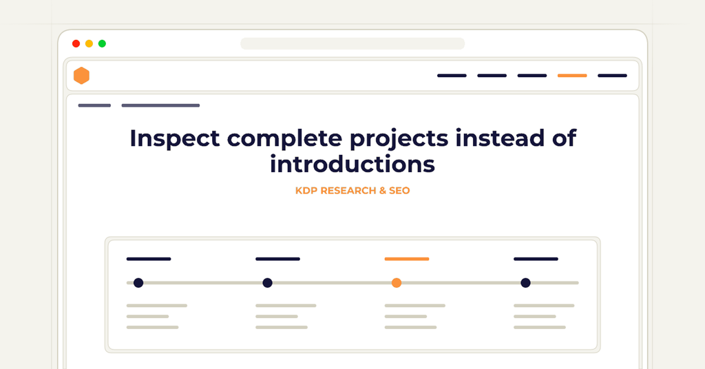 Symbolic publishing workflow for inspect complete projects instead of introductions