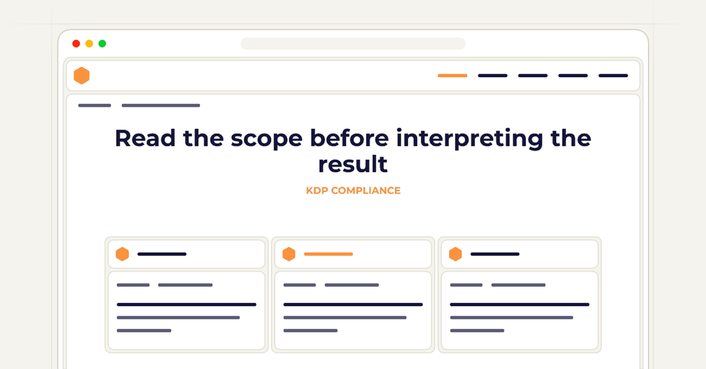 Symbolic publishing workflow for read the scope before interpreting the result