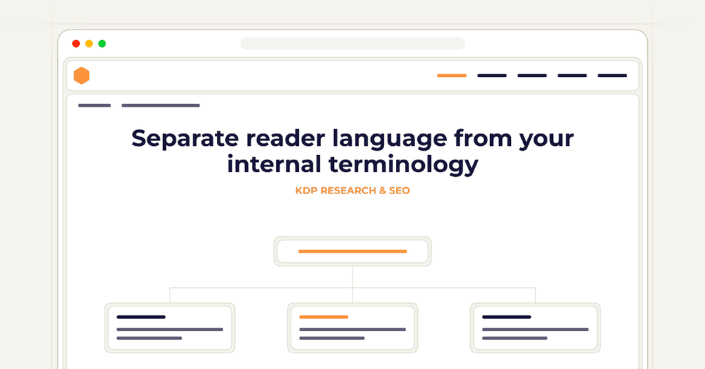 Symbolic publishing workflow for separate reader language from your internal terminology