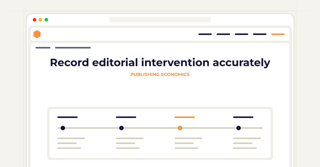Symbolic review checklist for record editorial intervention accurately