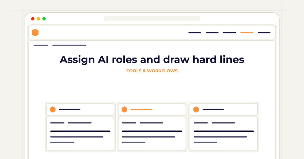 Symbolic publishing workflow for assign ai roles and draw hard lines