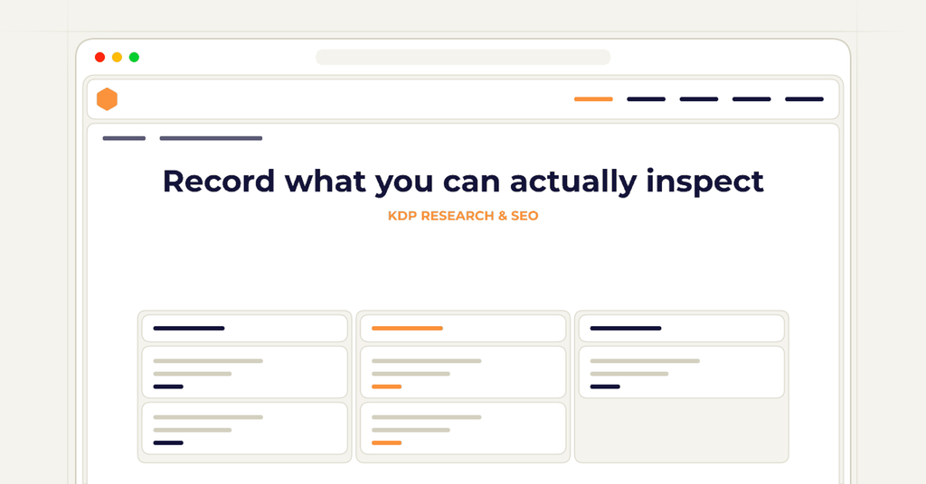 Symbolic publishing workflow for record what you can actually inspect