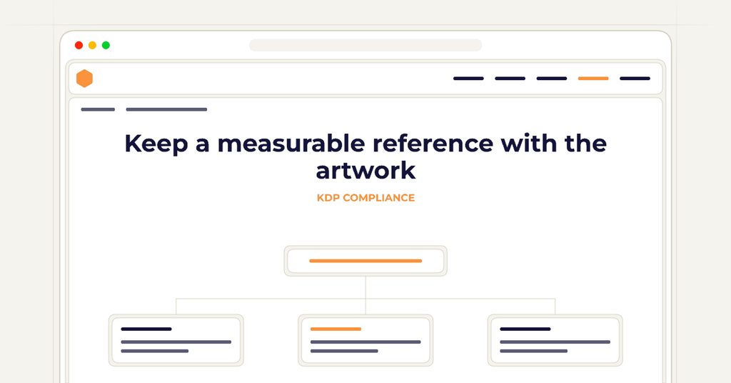 Symbolic publishing workflow for keep a measurable reference with the artwork