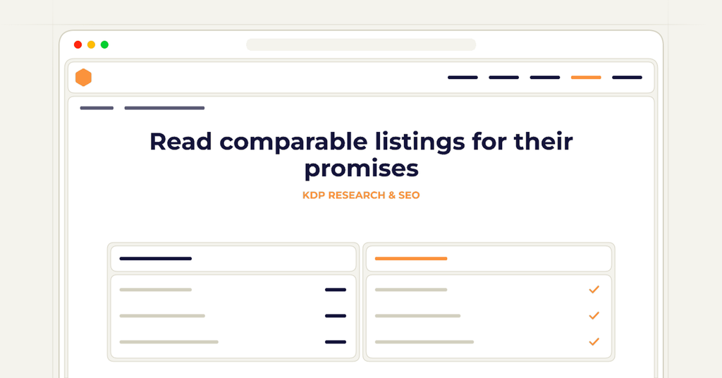 Symbolic review checklist for read comparable listings for their promises