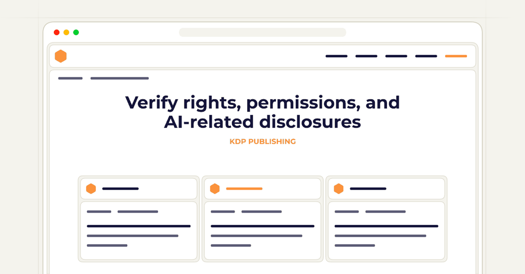 Symbolic review checklist for verify rights, permissions, and ai-related disclosures
