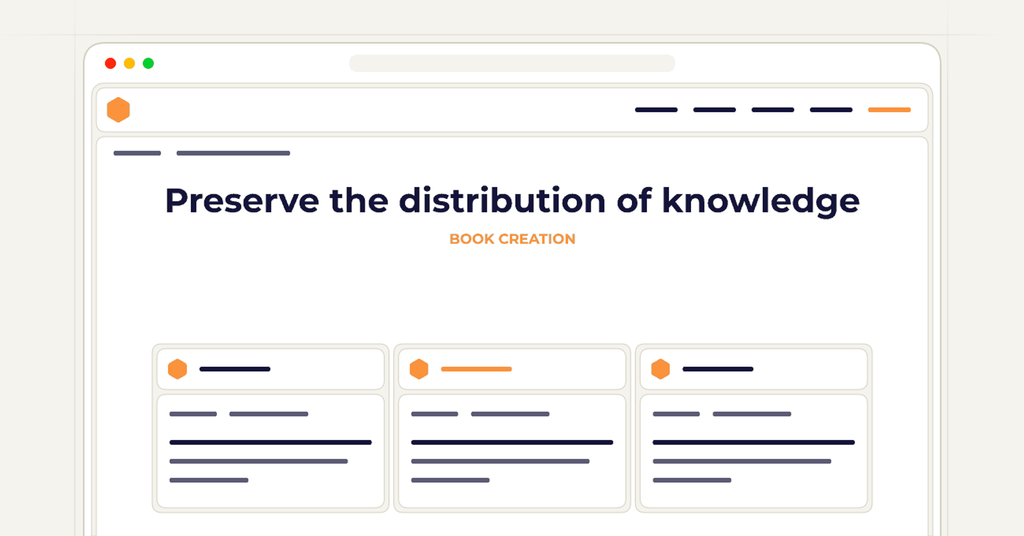 Symbolic review checklist for preserve the distribution of knowledge