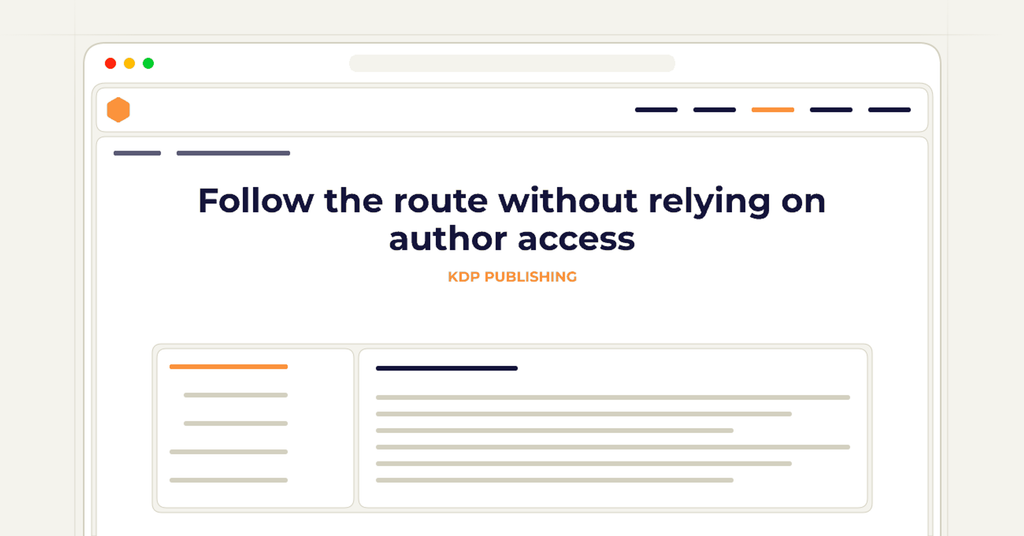 Symbolic publishing workflow for follow the route without relying on author access