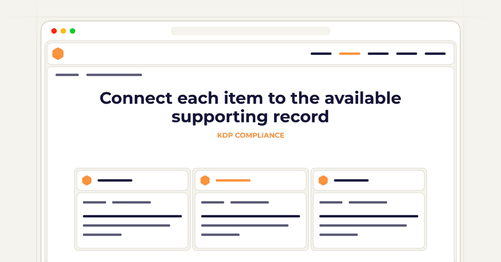 Symbolic publishing workflow for connect each item to the available supporting record