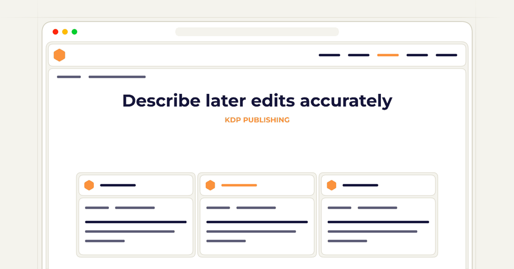 A symbolic browser workflow illustrating how to describe later edits accurately.