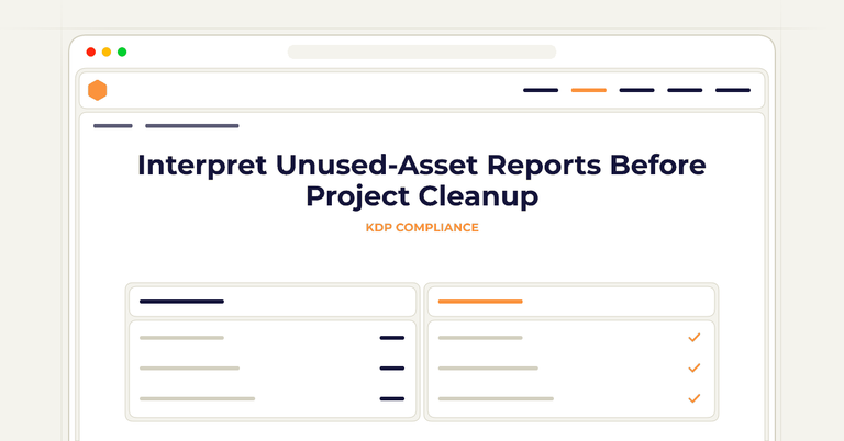 Interpret Unused-Asset Reports Before Project Cleanup
