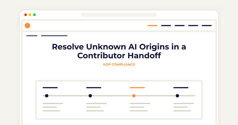 Resolve Unknown AI Origins in a Contributor Handoff