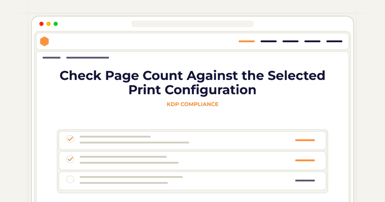 Check Page Count Against the Selected Print Configuration