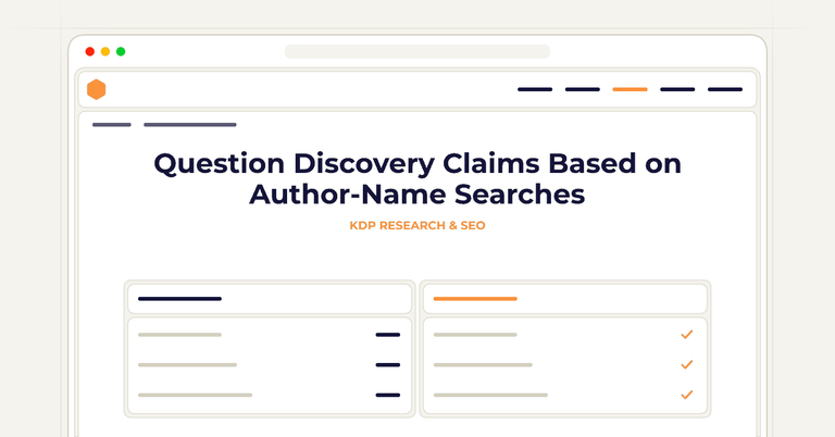 Question Discovery Claims Based on Author-Name Searches