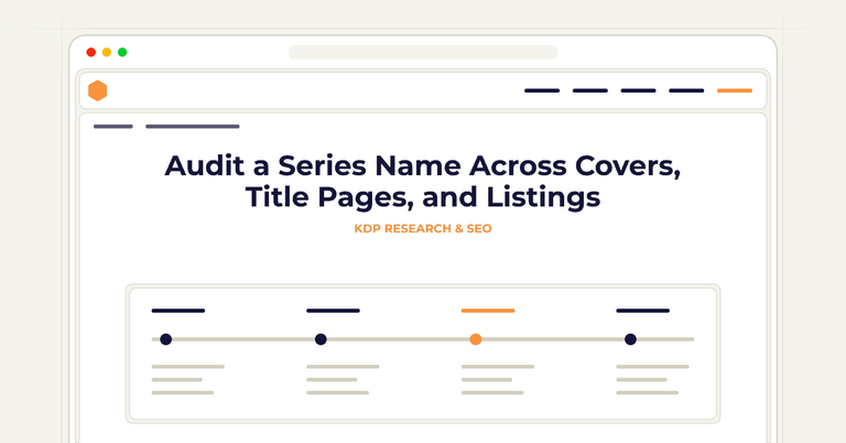 Audit a Series Name Across Covers, Title Pages, and Listings