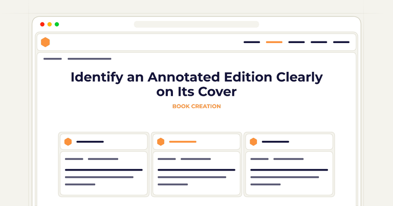 Identify an Annotated Edition Clearly on Its Cover